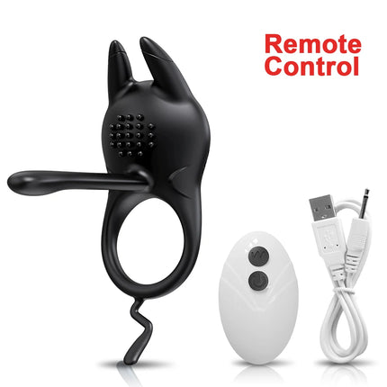 Vibrating Cock Ring Penis Ring for Men Ejaculation Delay Remote Control Penis Vibrator Chastity Cage Sex Toy for Men or Couples