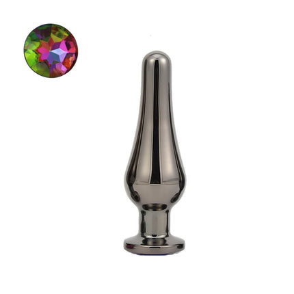 Gun Color Stainless Steel Anal Plug Dildo Sex Toys Products 3 Sizes Butt Plug For Women Sex Adult Game Prostate Massager