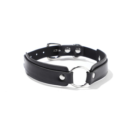 Vintage Sexy Heart Charm Gothic Collar Necklace for Women Black Leather Punk Style Adult Gift with Lock Fashion Accessory