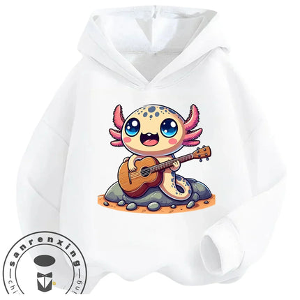 Kawaii Casual Toothless Hoodie 3-14Y Boys Girls Autumn Winter Cute Fashion Street Cartoon Outdoor Children