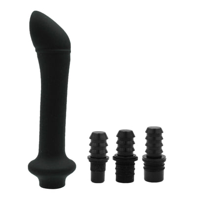 1 Pc Threaded Silicone Fascia Gun Massage Head With 3 Sizes Of Connectors, 12-13mm/15-16mm/18-19mm, Fascia Gun Massage dildo