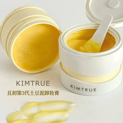 KIMTRUE Mashed Potato Cleanser Cream Makeup Remover Deep Cleansing Face Eyes And Lips Mild Ice Cream Cleansing Oil 90ml