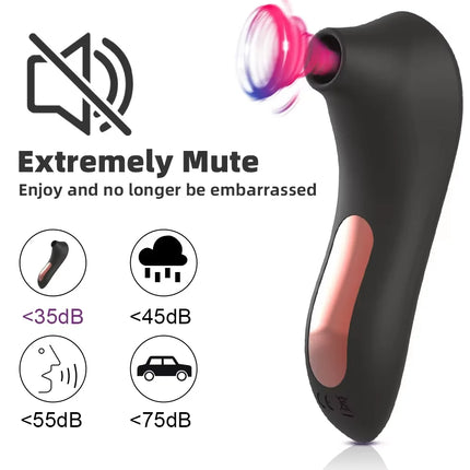 Oral Tongue Sucking Vibrator for Women Vacuum Suction Clitoris Massager Powerful Blowjob Sucker Nipple Stimulator Adult Sex Toys