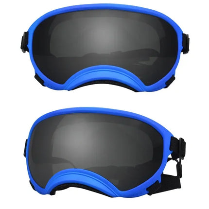 ATUBAN Dog Goggles Anti UV Strong Impact Resistance Adjustable Elastic Puppy Large Breed Dog Goggles Breathable Pet Sunglasses