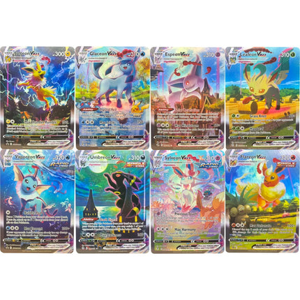 Collection Cards EN Jolteon Vaporeon Flareor Espeon Vmax DIY Self Made Single Card Classic Game Anime Card Gift Toy