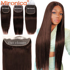 2 color / 5x5 HD Transparent / VIRGIN HAIR|China Mainland|22 inch|Free Part
