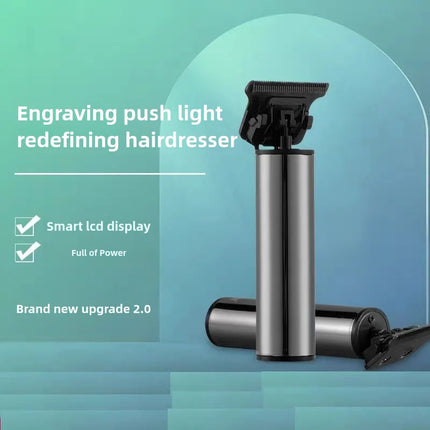 Men's Professional Hair Clipper USB Charging Hair Trimmer Electric Hair Cutting Machine Vintage Hair Cutting Kit with Guide Comb