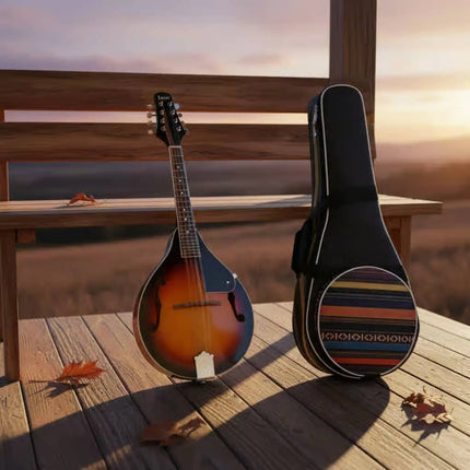 8-String Mandolin Hand-Friendly Shape Two-Tone Gradient Mandolin