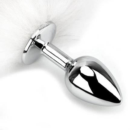 25mm Sexy Fox Tail Hairy Anal Plug For Women Men Butt Dilator Couple Tools Sex Toys Adult Games Erotic Products Bondage Set Shop