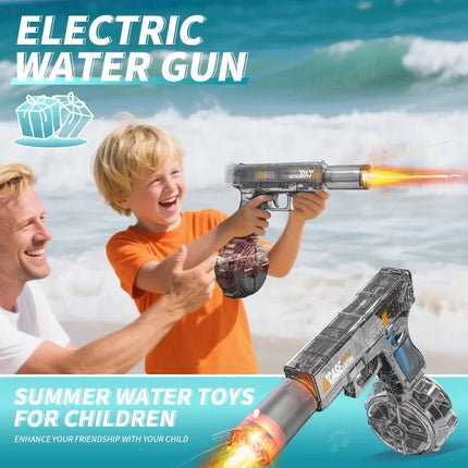 Electric LED Water Pistol 330ml / Pistolet Eau LED Électrique 330ml