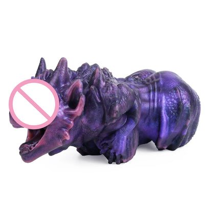 Silicone Monster Male Masturbator Dual Channel Anal Onahole Pussy Realistic Vaginal Textured Channel Stroker Adult Sex Toy For Man