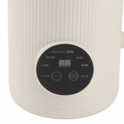 1200ml Electric Nut Milk Maker Timer Automatic Cleaning Insulated Multifunctional Soybean Milk Machine for Fruits Vegetable 110V