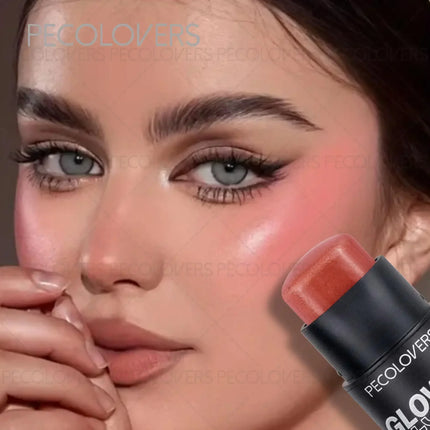 1PC Shimmer Face Concealer&Blush Stick,Non-greasy, Waterproof, Long-lasting Effect,Suitable for Beginner