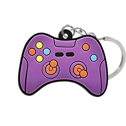 1PCS PVC new style Game Machine Keychain & Keyring Cute Gamepad Joystick Key Chain Keychains Bag Car Hanging fit men boy keys