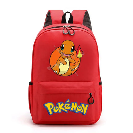 Pokemon Pikachu SchoolBag Primary School Bookbag Large-capacity Kids Backpack Boy Girl Knapsack High-quality Backpack Laptop Bag