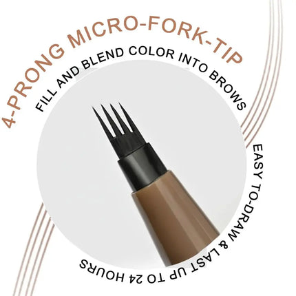 4 Point Eyebrow Pencil Maquillajes Para Mujer Waterproof Liquid Eyebrow Pen Makeup Long Lasting Cosmetic Microblade Brow Pencil