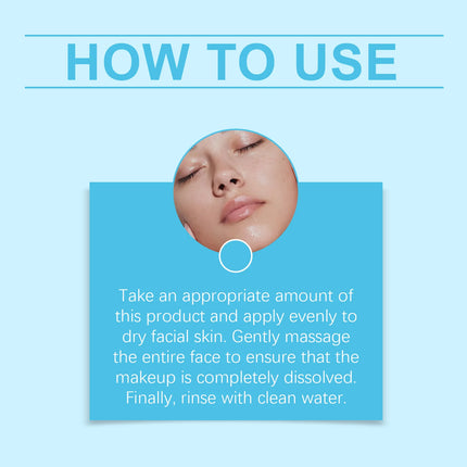 Makeup Removal Oil Dissolve Removes Facial Cosmetic Deep Clean Impurity Grease Moisturizing Brightening Hydrating Cleansing Oil