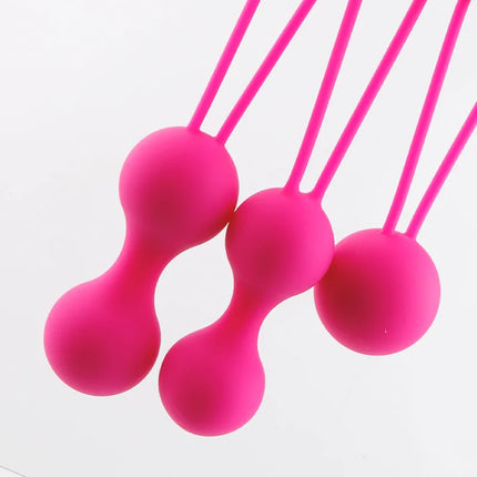 Progressive Kegel Exercise Balls | Silicone Vaginal Tightening Trainer for Adults