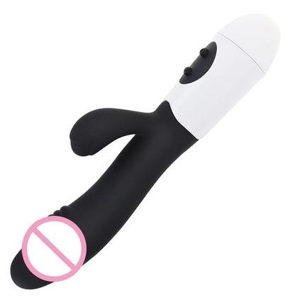 Vibrator Dildo for Women G-Spot Vibrator Clitoral Stimulator Vibrating Wand 10 Mode Rabbit Vibrators Adult Sex Toy for Men Women