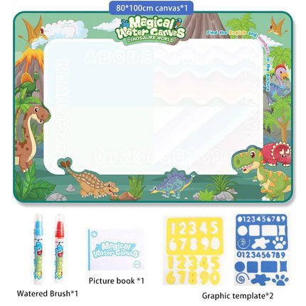 Magic Water Drawing Mat Coloring Doodle Mat Water Absorbing Painting Pad Reusable Magic Pens Painting Board Educational Toys