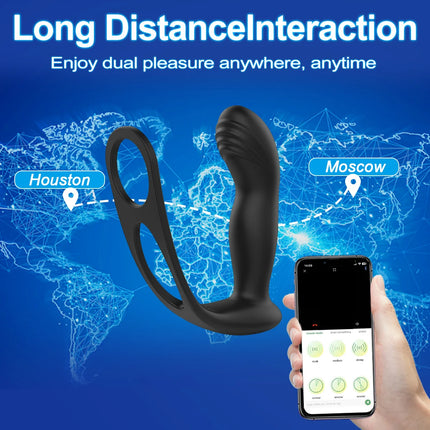 Unisex Dildo Prostate Massager Remote Control Plus APP Vibrator Gay Butt Plug Wireless Remote Control Butt Plug Adult Products