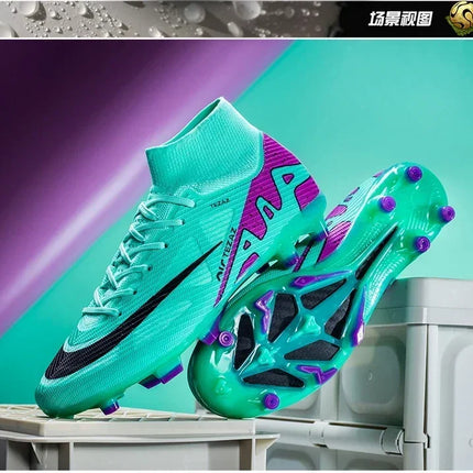 Men Football Shoes TF/FG Society Cleats Indoor Soccer Shoes Professional Football Field Boots Fast Unisex Sneaker Top Quality
