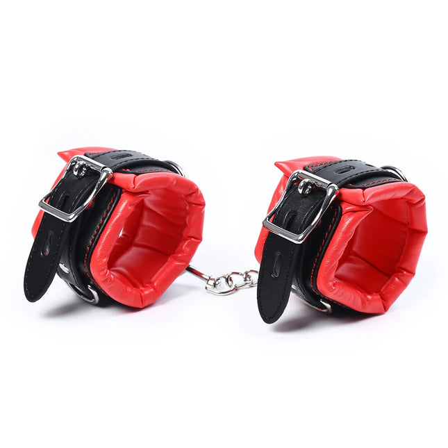 Erotic Adult Toy Kit: Handcuffs, Ankle Cuffs, Collar – BDSM Sex Bondage Set for Women – Adult Games Sex Products
