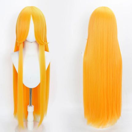 Long Straight Cosplay Wig 100CM Multiple Colors Pink Blonde Black Anime Costume Wig Universal Synthetic Cos Wig Daily Party Wig