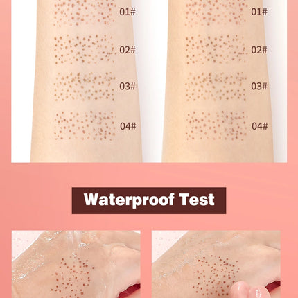 Liquid Air Cushion Freckle Stamp Pen Five-point Head Freckle Natural Simulation Fake Dot Spot Pen Waterproof Lasting Makeup