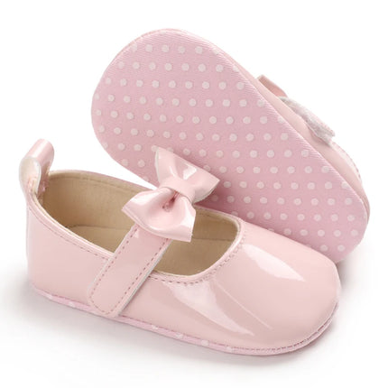Spring and Autumn Fashion Baby Shoes Bow Soft Bottom Anti slip Sneaker Baby Versatile Princess Shoes