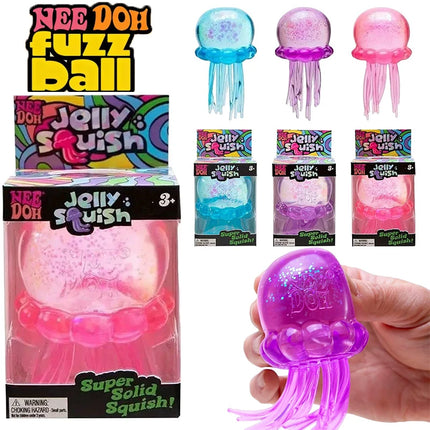 New Jellyfish Squeeze Fidget Toy Product Needoh Jellyfish Stress Relief Relax Squishy Anti-Anxiety Squeeze Object For Focus