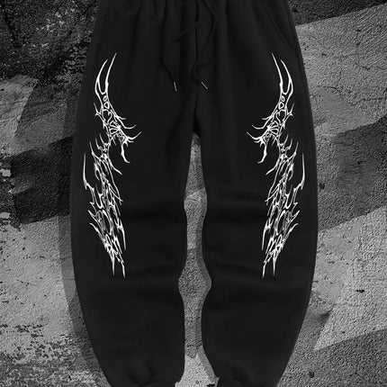 Gothic Style Men'S Casual Sports Jogging Pants, New Spring Model For Campus