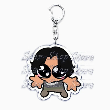 Hot Military Game Ghost Chibis Keychains for Accessories Cod Soldier Soap Simon Riley Keyring Jewelry Fans Friends Gaming Gifts