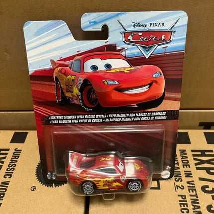 New Disney Pixar Cars Rusteze Lightning Mcqueen Metal Sheriff Scale Die-Cast Character Vehicles Boy Collectible Cars Toy Gifts