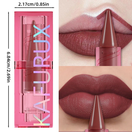 15-Colors Sexy Red Pink  Lipstick Pen Matte Contour Tint Lip Stick Long Lasting Lip Liner Pen Korean Makeup Gifts Lip Glaze