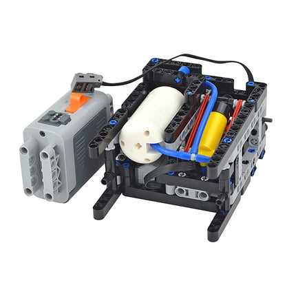 NEW Bricks Technical Pneumatics Automatic Electric Compressor Building Blocks Model Toys with Motor Pneumatic Airtank DIY robot
