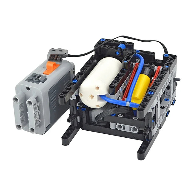 NEW Bricks Technical Pneumatics Automatic Electric Compressor Building Blocks Model Toys with Motor Pneumatic Airtank DIY robot