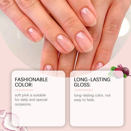 Jelly Nail Polish Glittery Pink Nails Decoration Varnish Art Semi Permanent Manicure Soak Off Nail Supplies Base Coat Clear Gel
