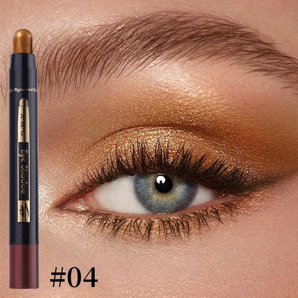 Pearl Shimmer Eyeshadow Stick Set, Waterproof and Long-lasting Eyeshadow Set with Easy Application Capabilities