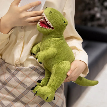 Dinosaur Plush Toy Cartoon Animal Velociraptor Brontosaurus Triceratops Tyrannosaurus Rex Stuffed Doll Kids Creative Gifts
