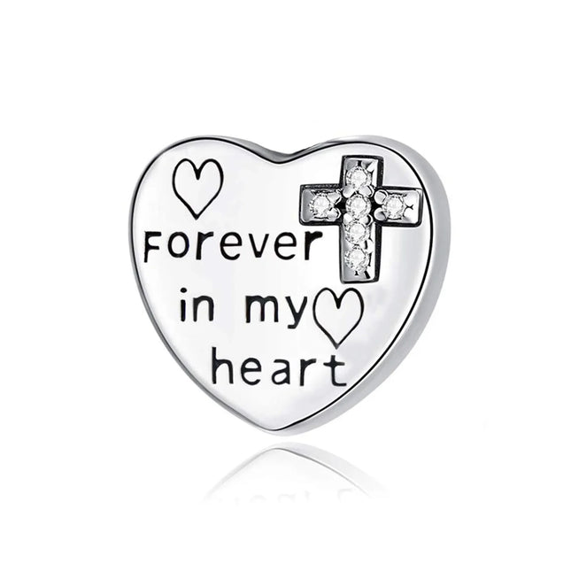 925 sterling silver wings Sister Cross pendant charms fit original 4mm Aperture bracelet charm beads necklace Diy female jewelry