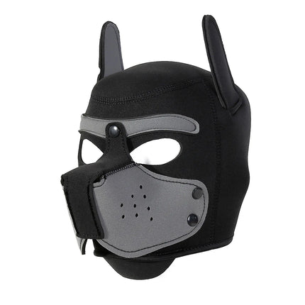 BDSM Large Size Puppy Hood Full Head Mask Dog Cosplay with Ears for Women Role Play Costume Party Fancy Dress Accessory