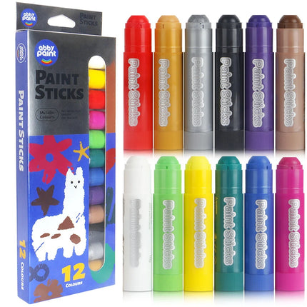 12 Colors Macaron Wax Crayon Set Fluorescence Quick Drying Crayons Soft Solid Oil Painting Sticks for Kids DIY Drawing Graffiti