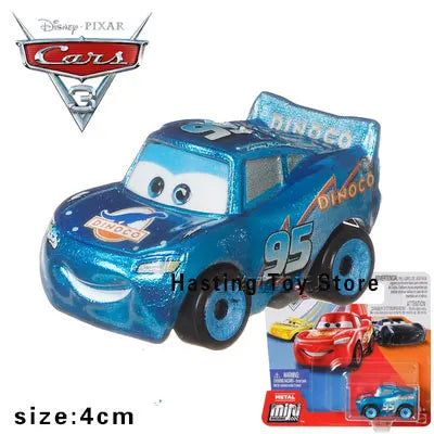 Pixar Cars Series Mini Car Set Lightning McQueen Black Storm Jackson Police Car Cruz Boy Toy Alloy Cars Gift FLG70
