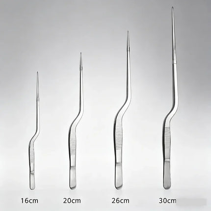3/1Pcs Kitchen Tweezer Food Tongs BBQ Cooking Tool Stainless Steel Portable Barbecue Picnic Tongs for Kitchen Clamp CFQJ008