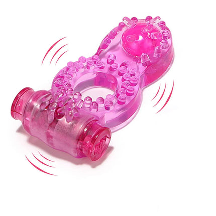 Vibrating Clitoral Stimulator Strong Penis Erect Cock Ring Cage Erection Enhance Sex Ability Product Sex Toys For Men Couple