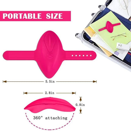 Wearable Vibrator Toy for Women Wireless Panty with Remote Control Bullet Sex Toy Vibrating Panties for Couples with Red Pink