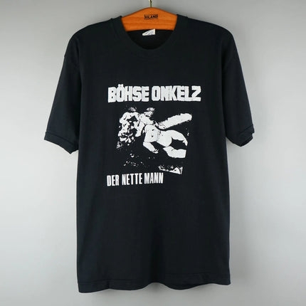 Vintage Bohse Onkelz Band Rock Germany Skinheads T-shirt Women Men Oversized Y2k Cotton Tee Street Hip Hop Female Male Clothing