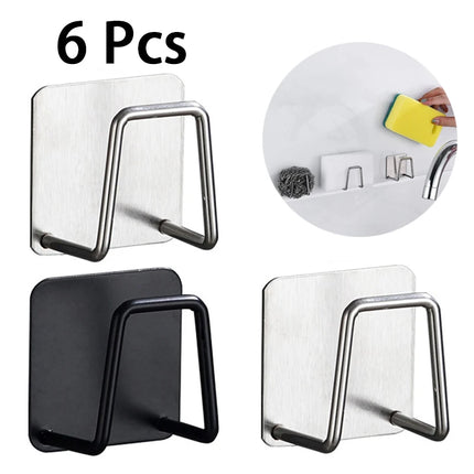 Kitchen Sink Sponge Holder Stainless Steel  Sponge Holder Kitchen Sponge Holder Sink Accessories Under Sink Organizer SNJ003