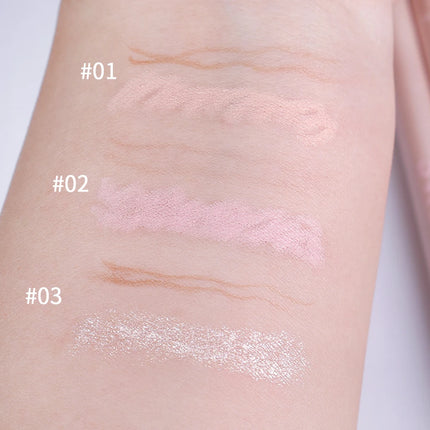 Double Head Matte Pink Lying Silkworm Pen Waterproof Lasting Brightening Glitter Natural Eyeshadow Pen Korean Makeup Cosmetic ﻿